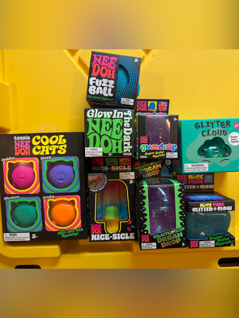 Authentic Lot of Nee Doh Squishy Toys